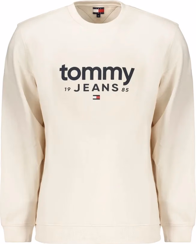 Tommy Hilfiger White Cotton Men's Sweatshirt
