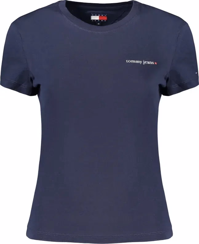 Tommy Hilfiger Blue Cotton Women T-Shirt