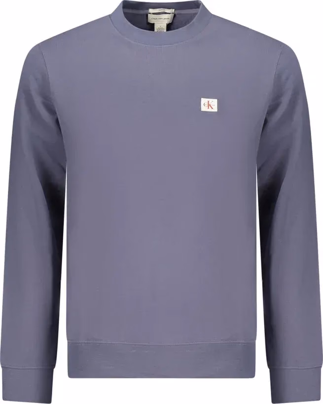 Calvin Klein Blue Cotton Men's Sweatshirt