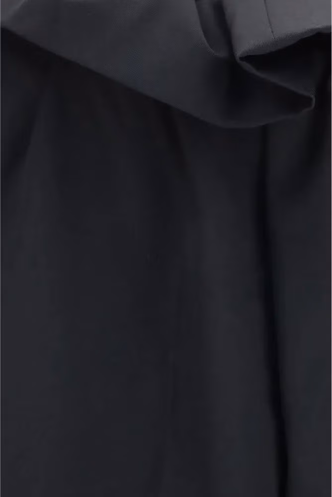 Khaite Black Wool Oves Aries Casual Pants