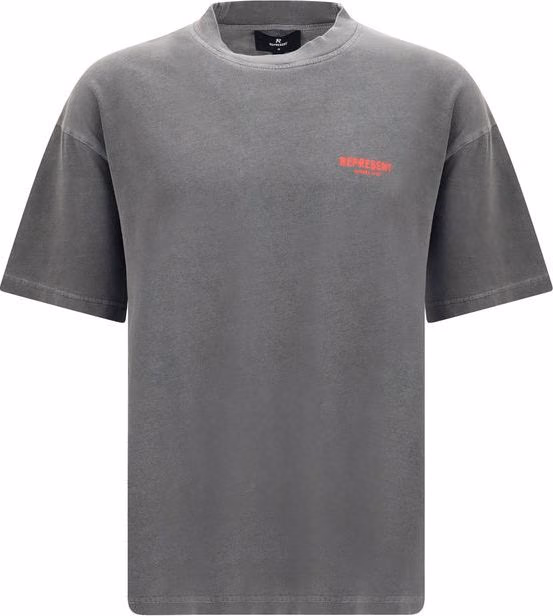 Represent Gray Cotton T-Shirt
