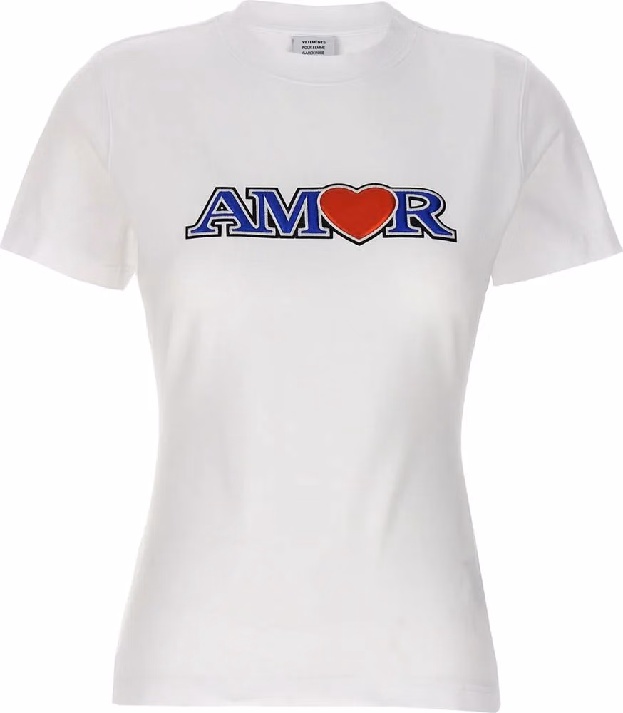 Vetements White Cotton T-Shirt