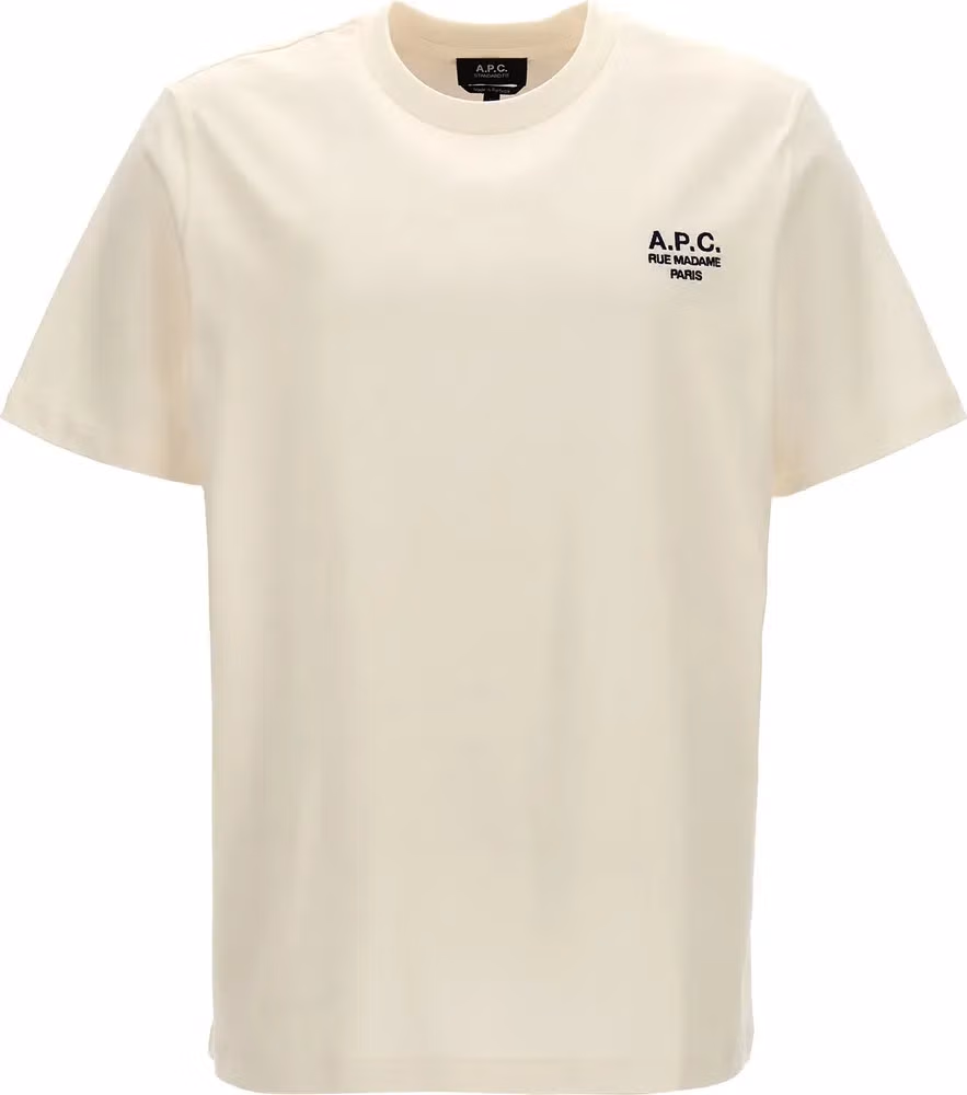 A.P.C. White Cotton T-Shirt