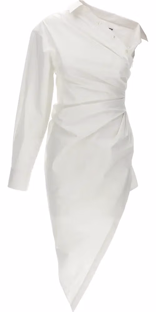 Alexander Wang White Cotton Short Dress