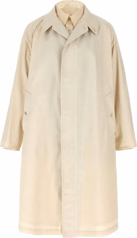 Maison Margiela Beige Cotton Coat