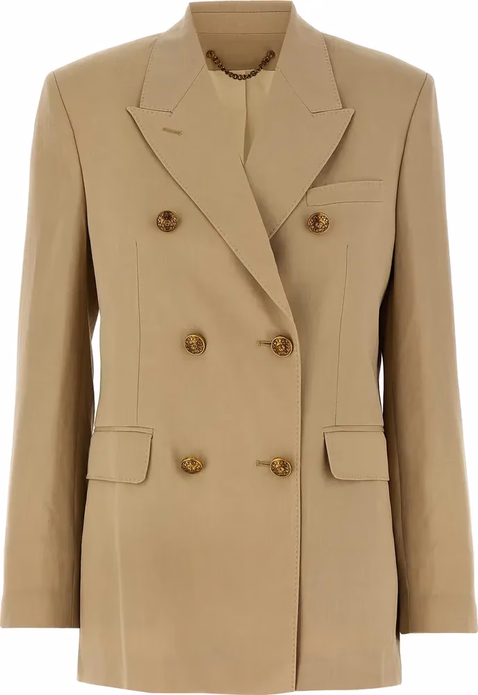 Golden Goose Beige Virgin Wool Blazer