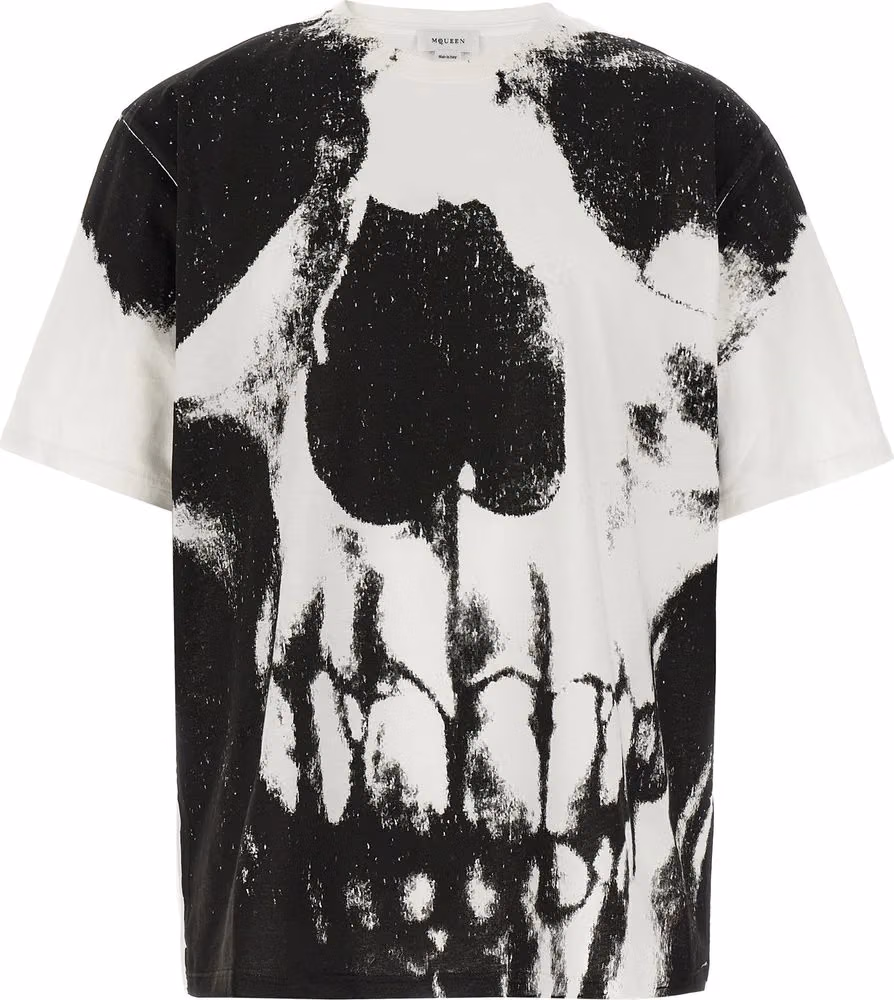 Alexander McQueen Bicolor Cotton T-Shirt