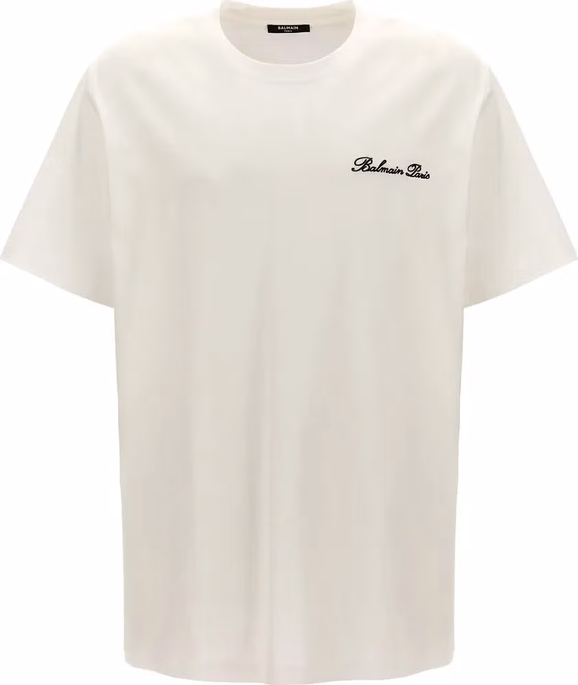 Balmain Bicolor Cotton T-Shirt