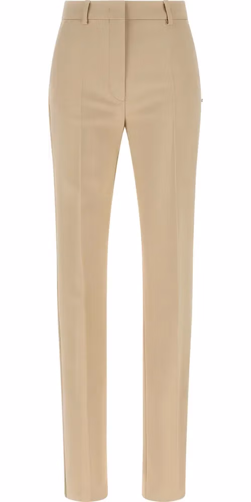 Sportmax Beige Viscose Dress Pants