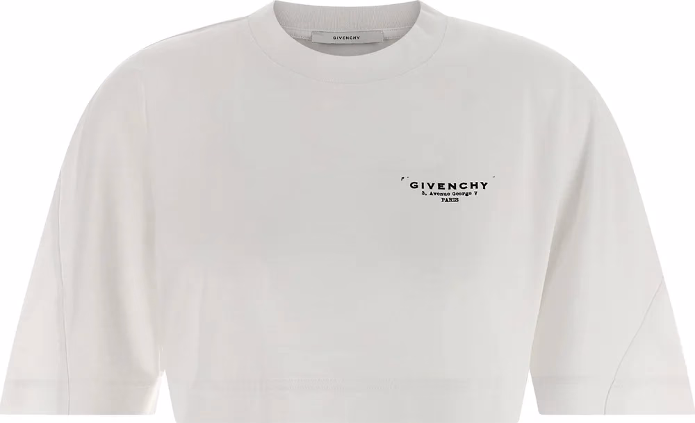 Givenchy White Cotton T-Shirt