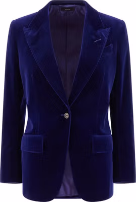 Blue Cotton Blazer