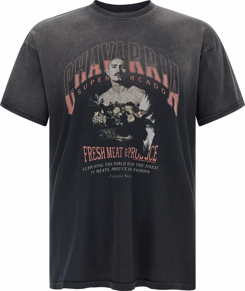 WILLY CHAVARRIA Black Cotton T-Shirt