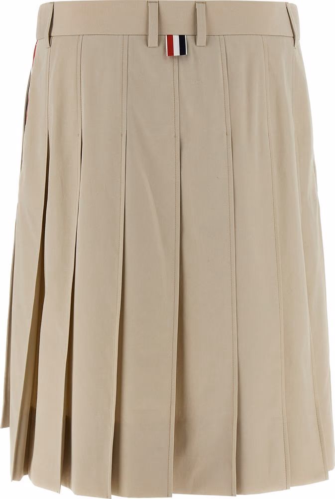 Thom Browne Beige Cotton Long Skirt