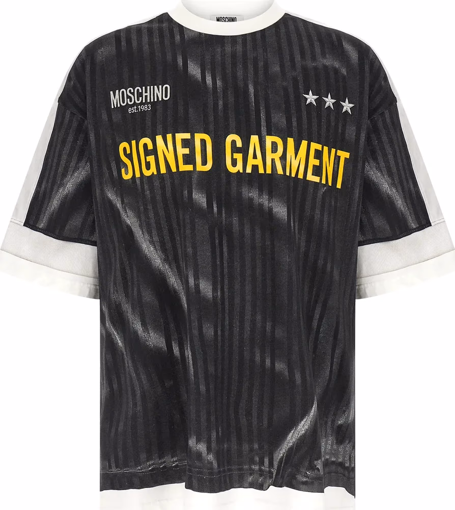 Moschino Black Cotton Sportswear