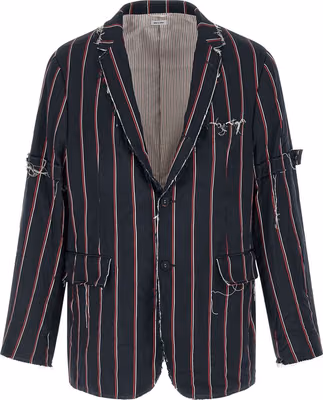 Blue Silk Blazer