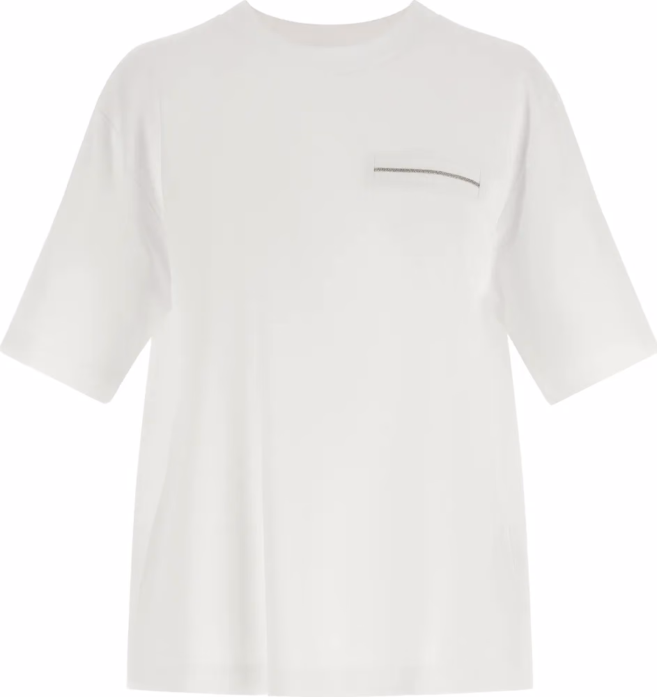Peserico White Cotton T-Shirt