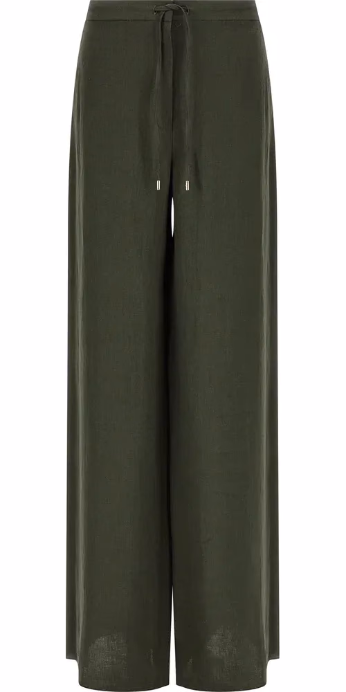 Max Mara Bicolor Linen Casual Pants