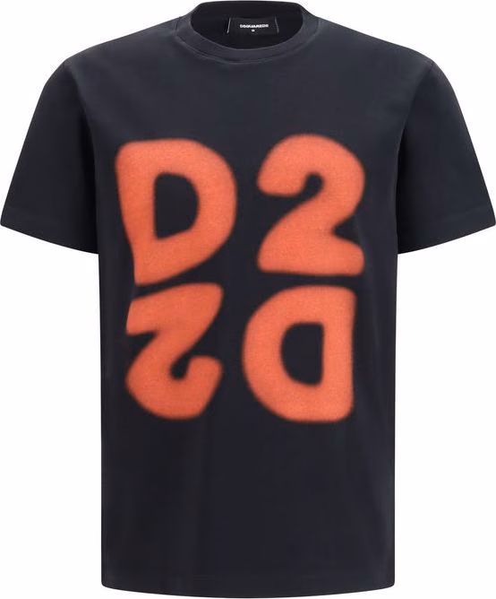 Dsquared² Black Cotton T-Shirt