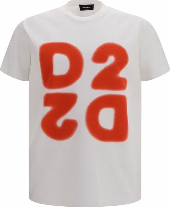 Dsquared² White Cotton T-Shirt