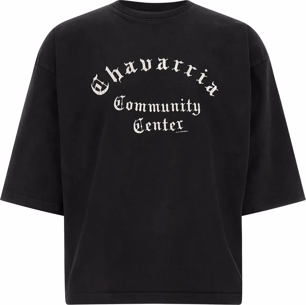 WILLY CHAVARRIA Black Cotton T-Shirt