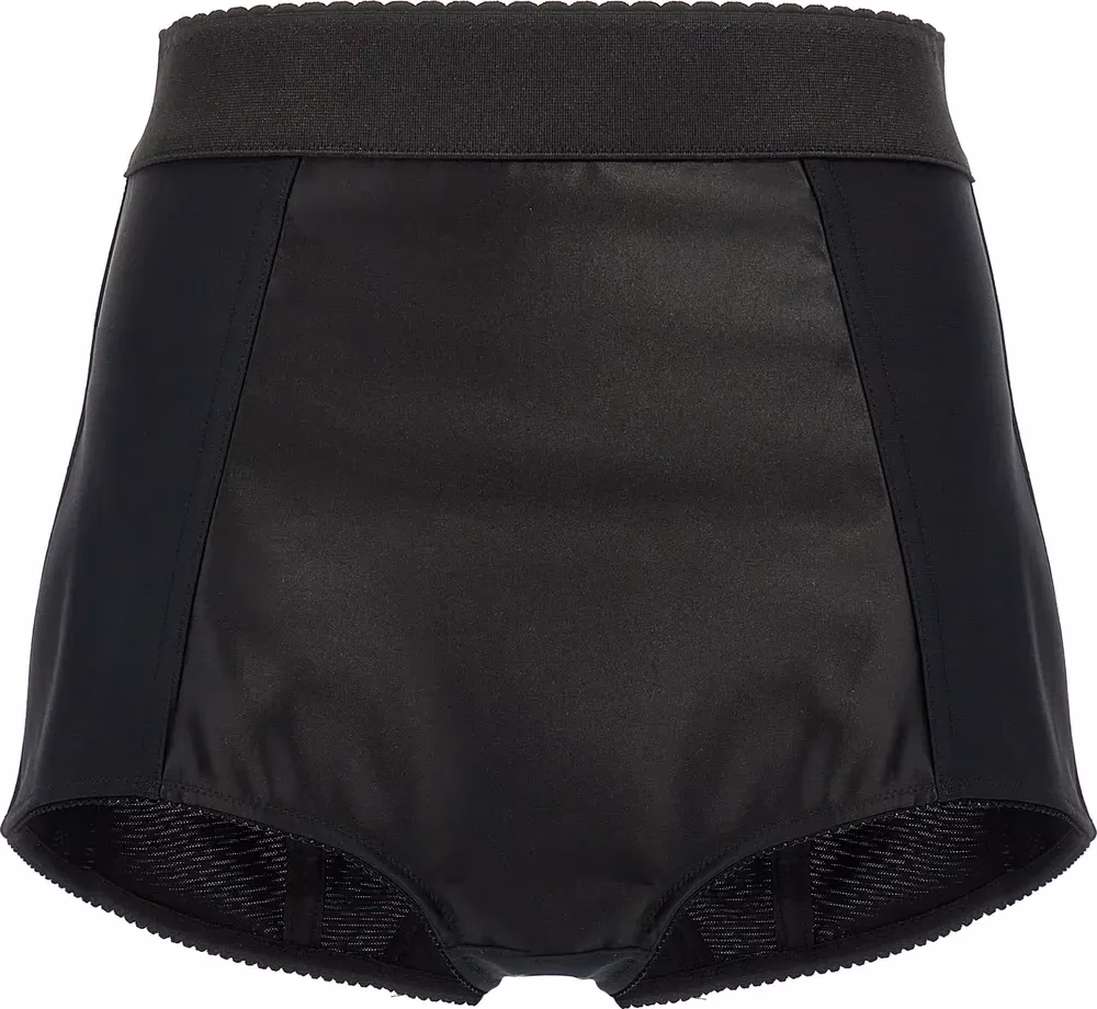 Dolce & Gabbana Black Polyamide Bermuda Shorts