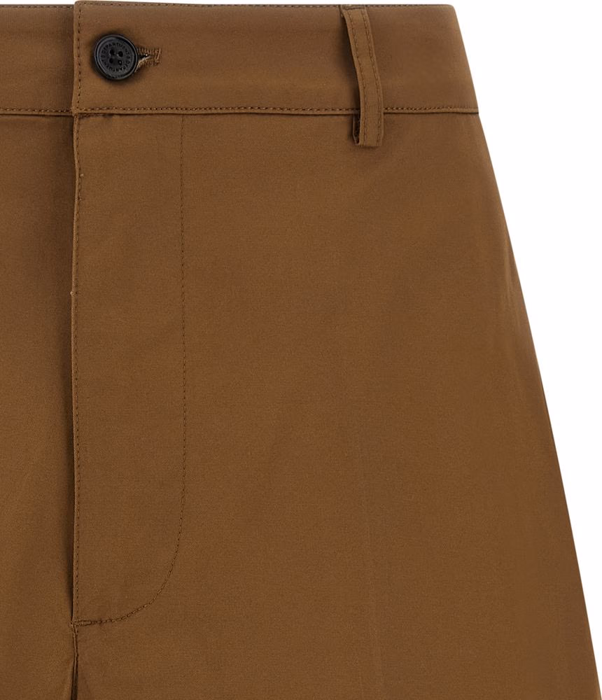 Department 5 Brown Cotton Bermuda Shorts