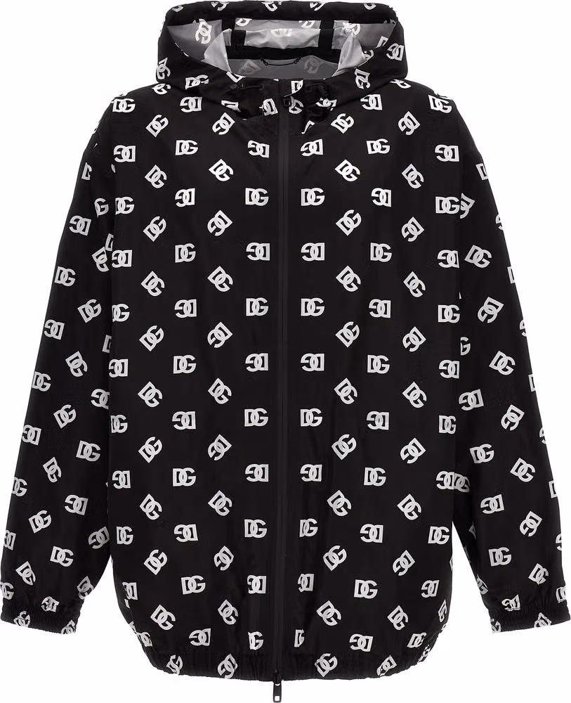 Dolce & Gabbana Bicolor Polyester Shell Jacket