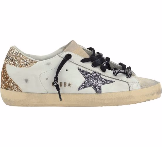Golden Goose White Calf Leather Bos Taurus Low Top Sneakers