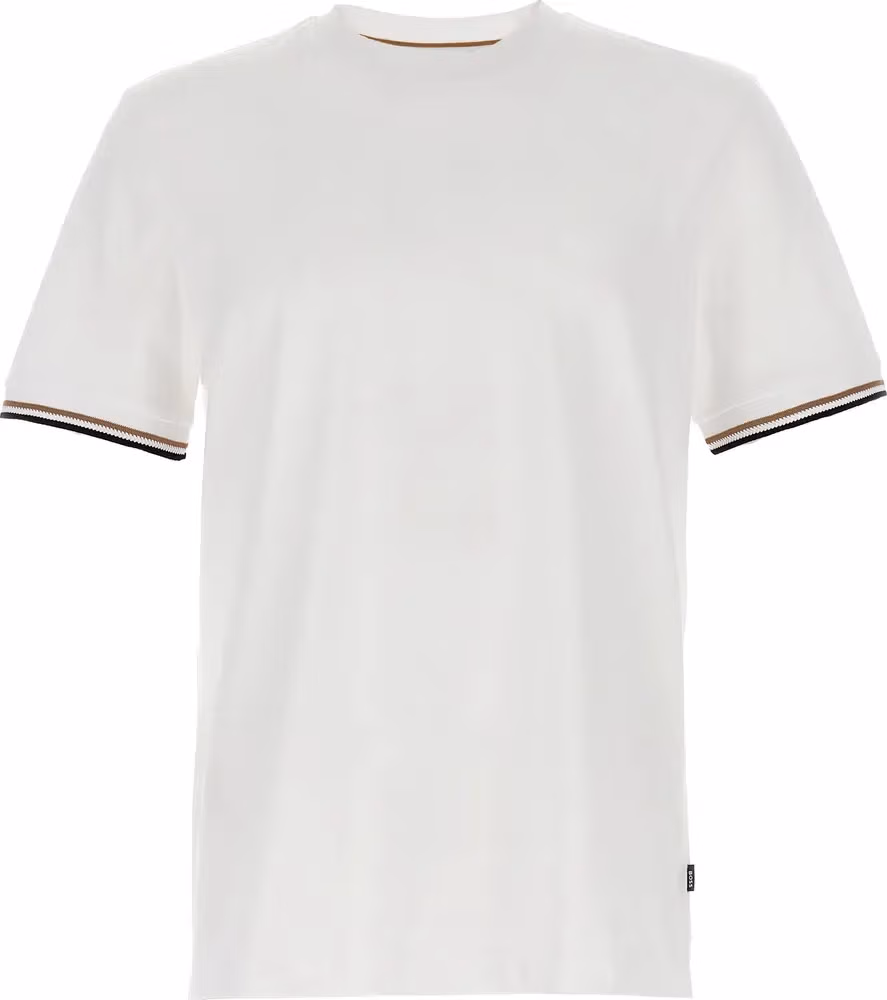 Hugo Boss White Cotton T-Shirt
