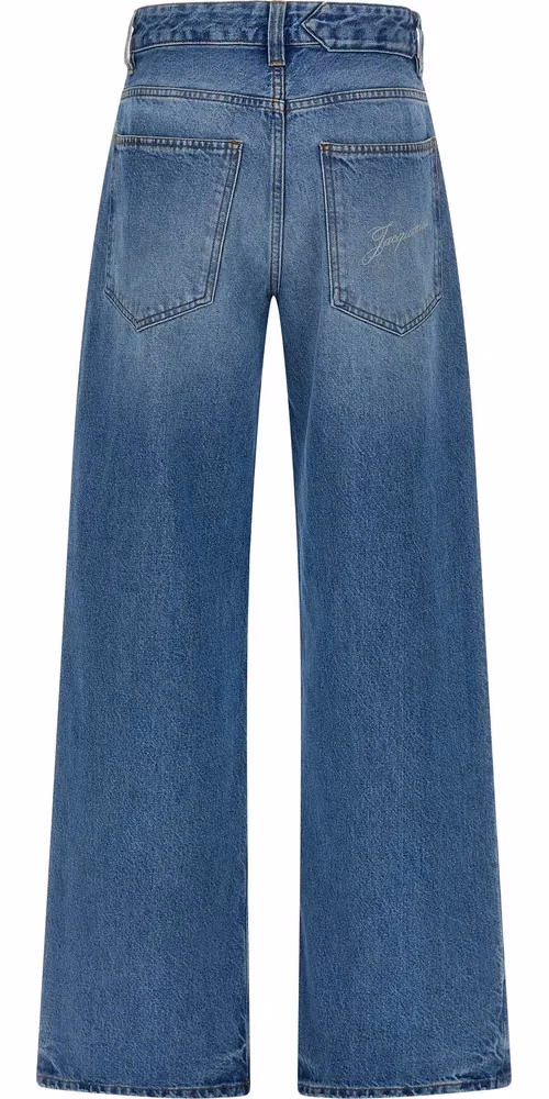 Jacquemus Blue Cotton Jeans Denim