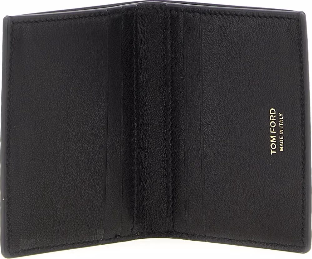 Tom Ford Black Calfskin Cardholder