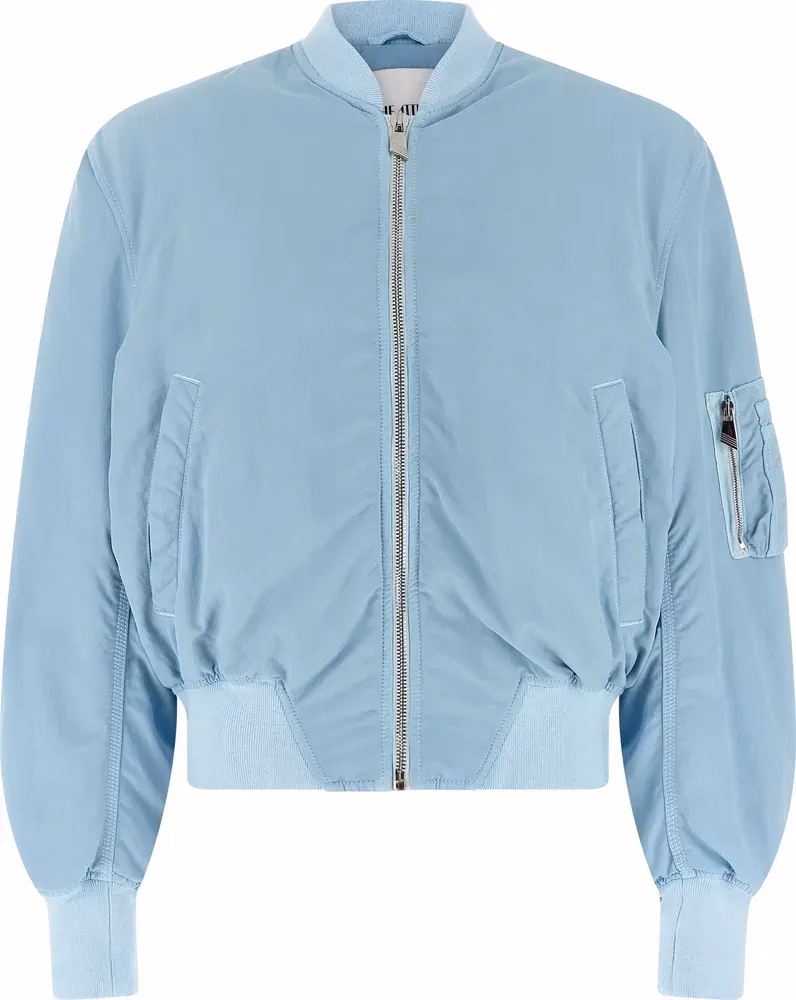 The Attico Blue Polyamide Bomber