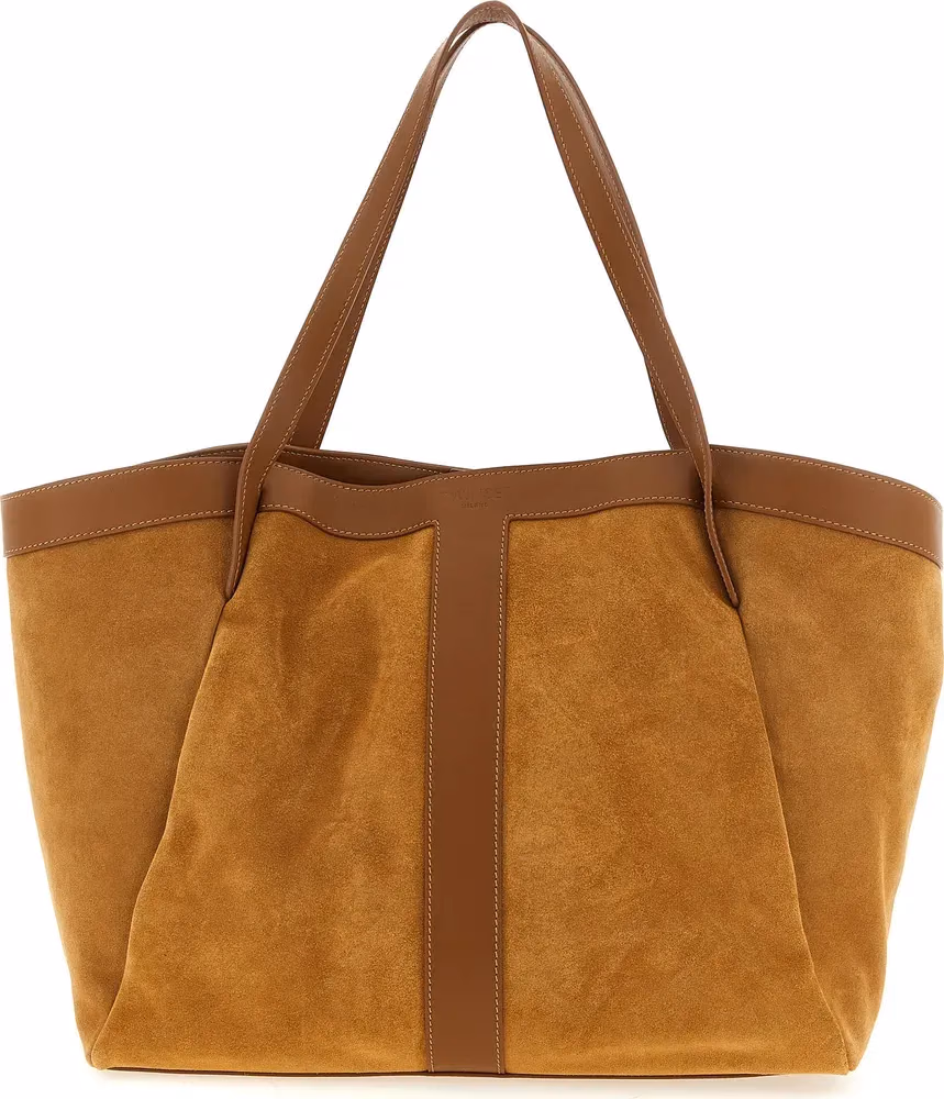 Twinset Brown Polyethylene Tote Bag