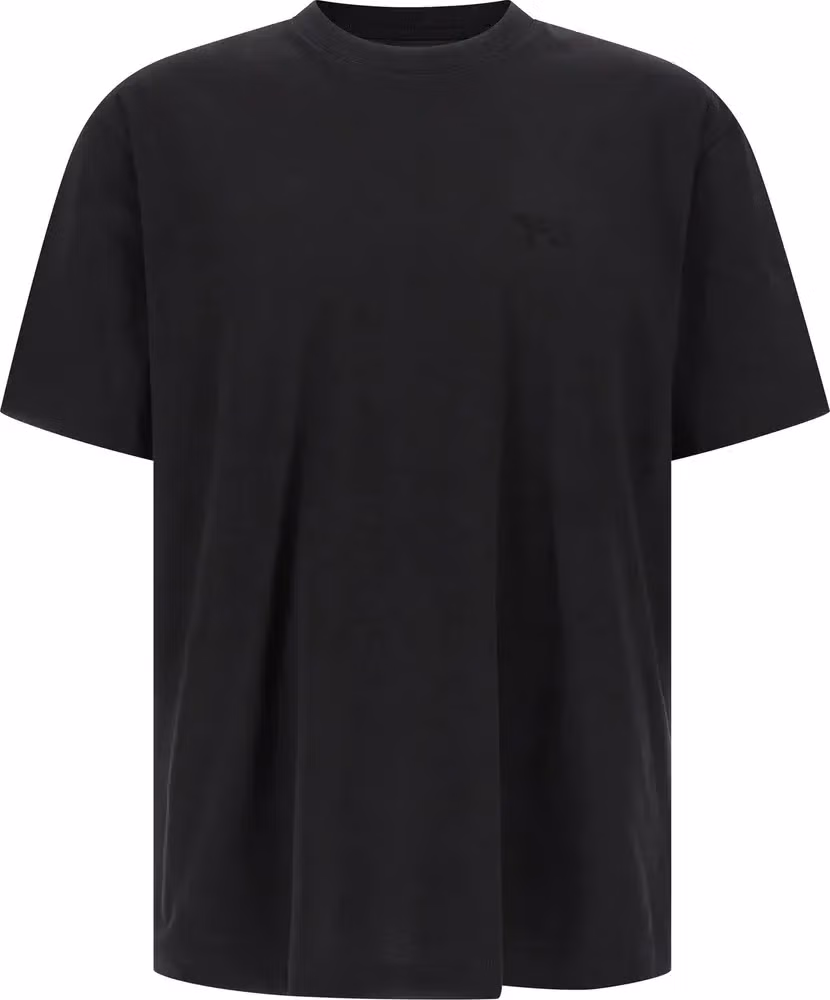 Y-3 Black Cotton T-Shirt