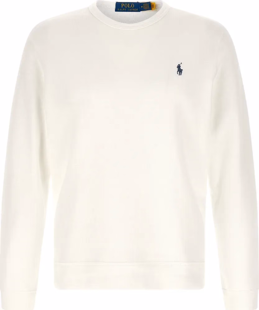 Polo Ralph Lauren White Cotton Sweatshirt