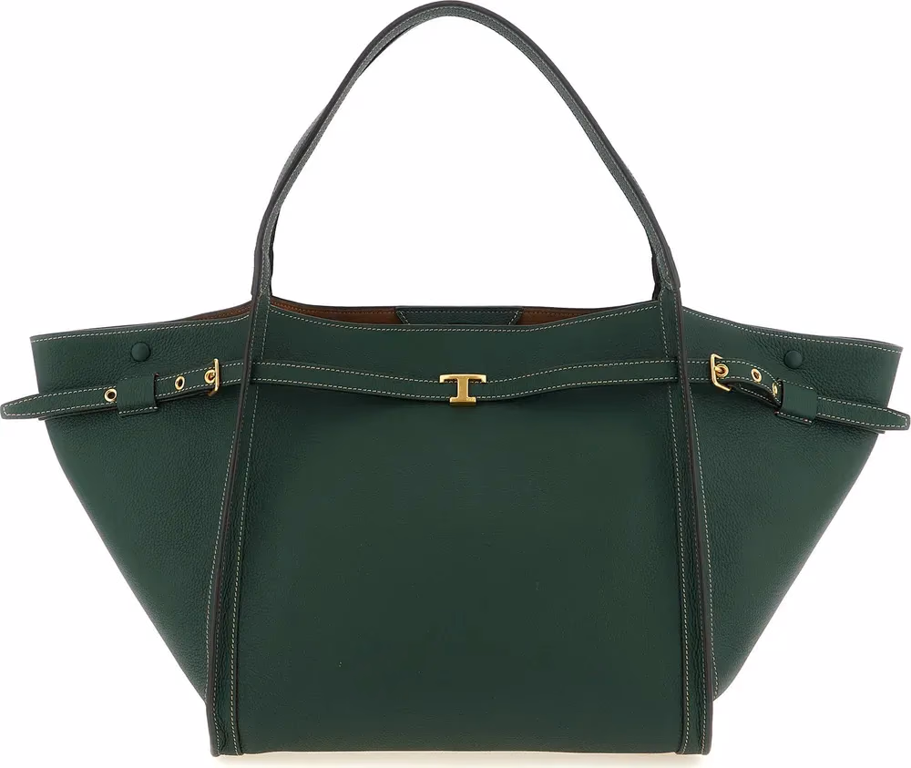Tod's Bicolor Calfskin Tote Bag