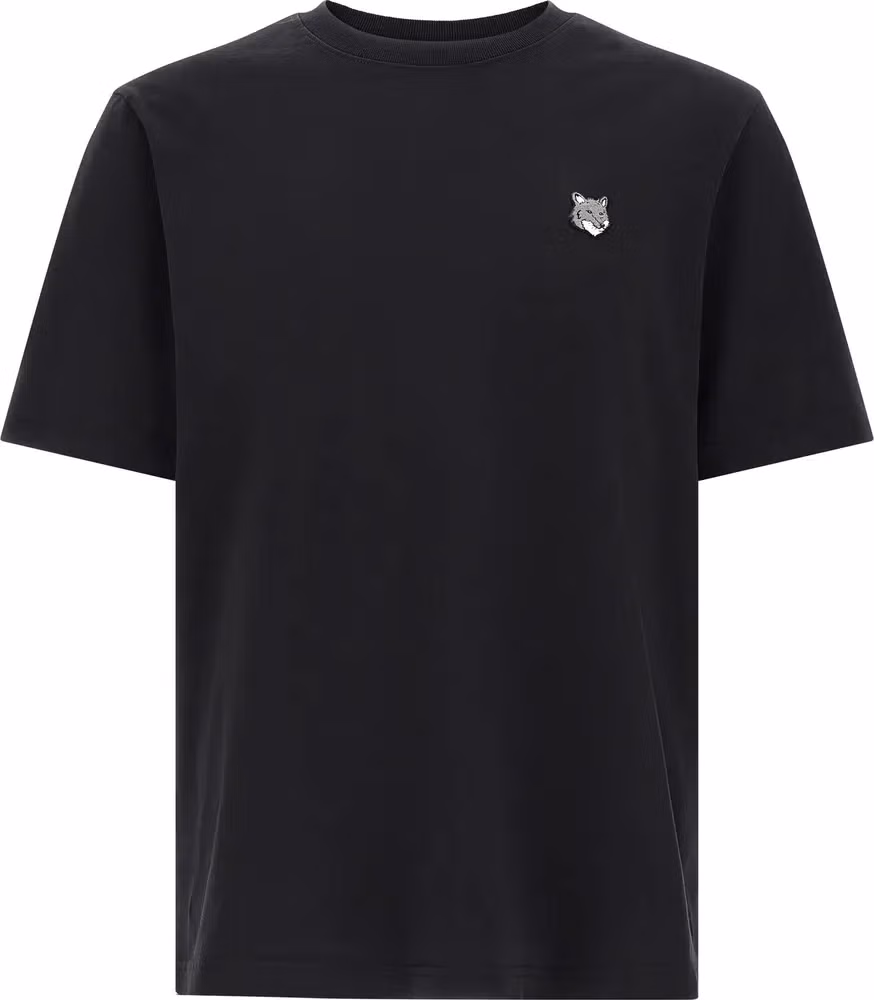 Maison Kitsuné Black Cotton T-Shirt