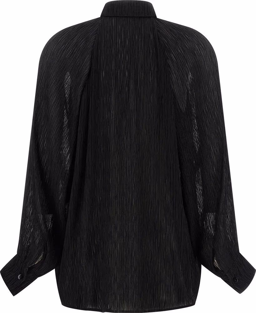 ALLIS Black Polyester Shirt