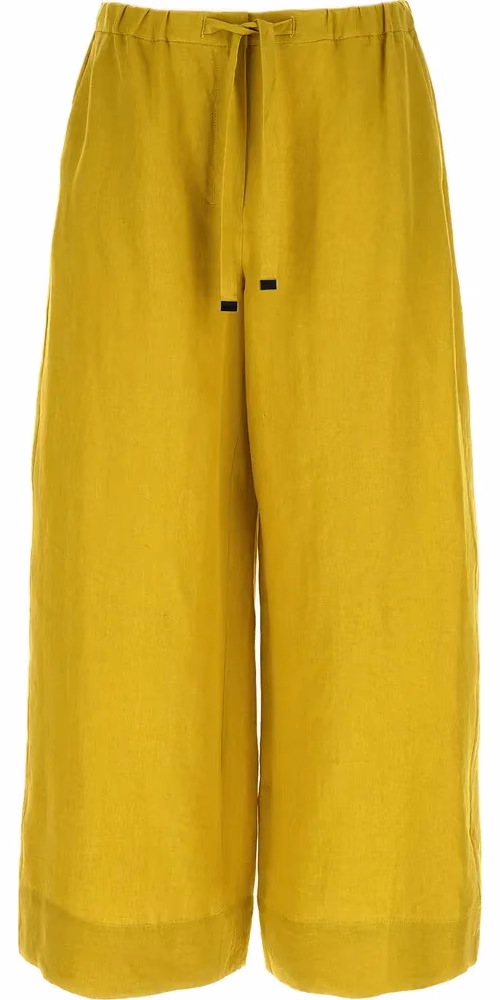 'S Max Mara Bicolor Linen Casual Pants
