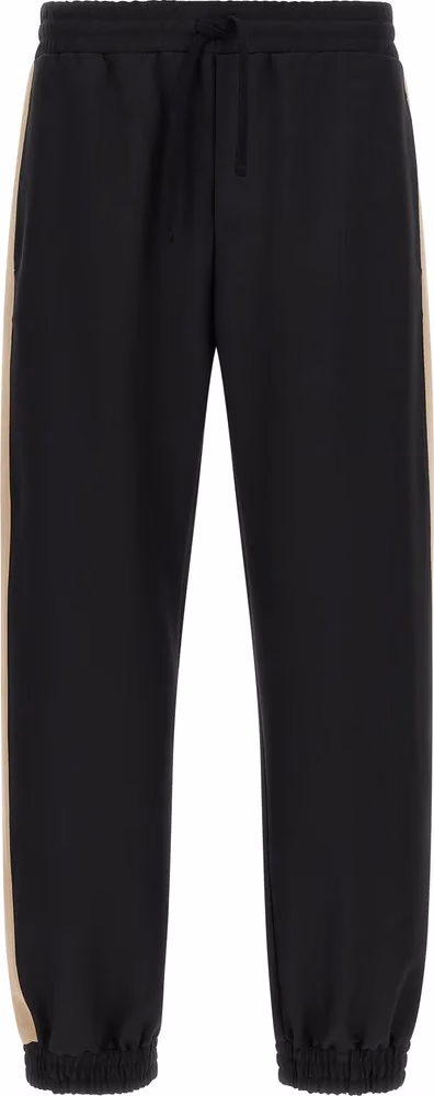 Valentino Garavani Black Polyester Athletic Pants
