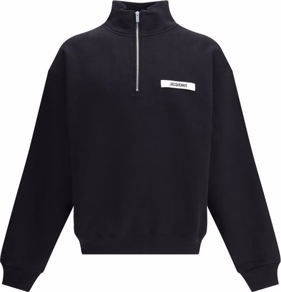 Jacquemus Black Cotton Sweatshirt