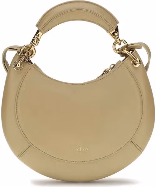 Chloé Beige Calf Leather Bos Taurus Shoulder Bag