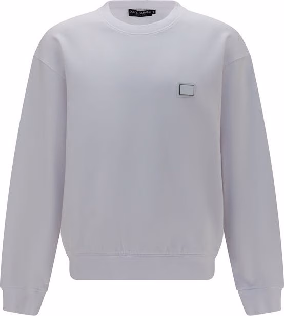 Dolce & Gabbana White Cotton Sweatshirt