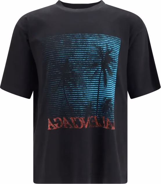 Balenciaga Black Cotton T-Shirt