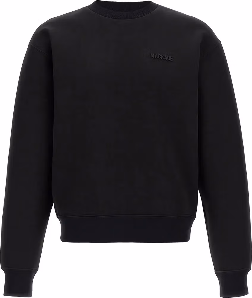 Mackage Black Cotton Sweatshirt