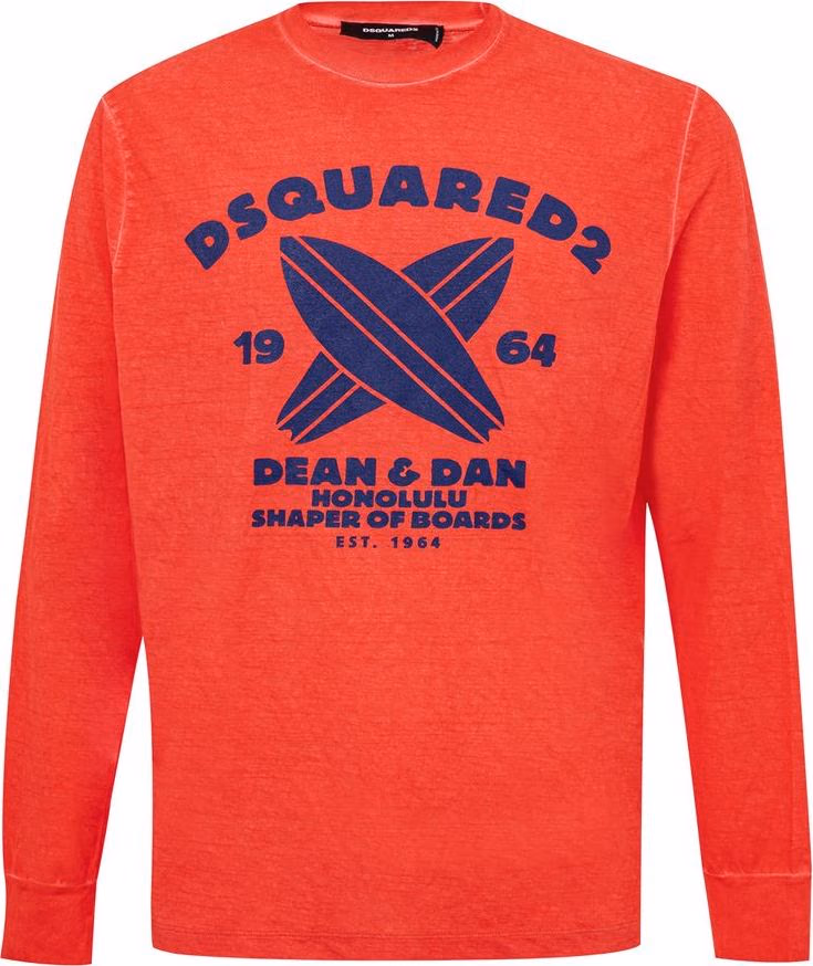 Dsquared² Red Cotton T-Shirt