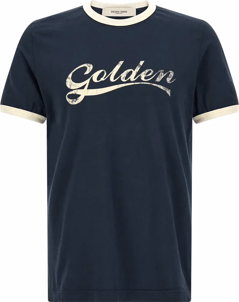 Golden Goose Blue Cotton T-Shirt