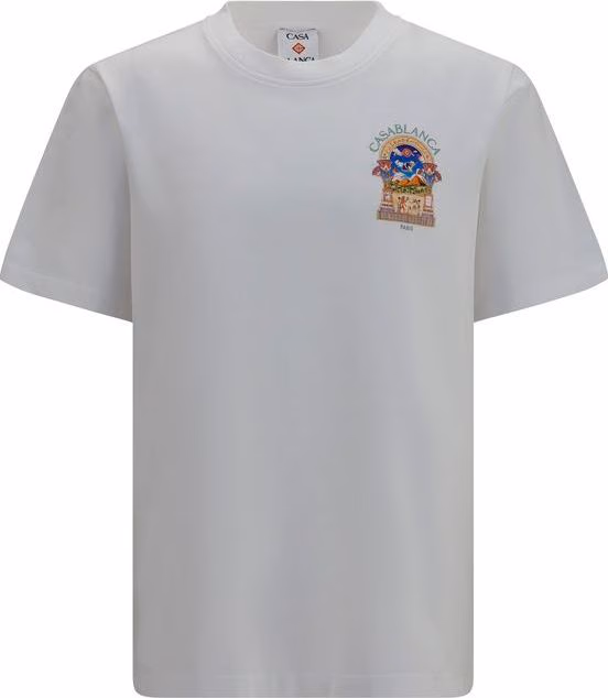 Casablanca White Cotton T-Shirt