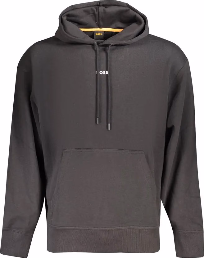 Hugo Boss Black Cotton Men's Hoodie