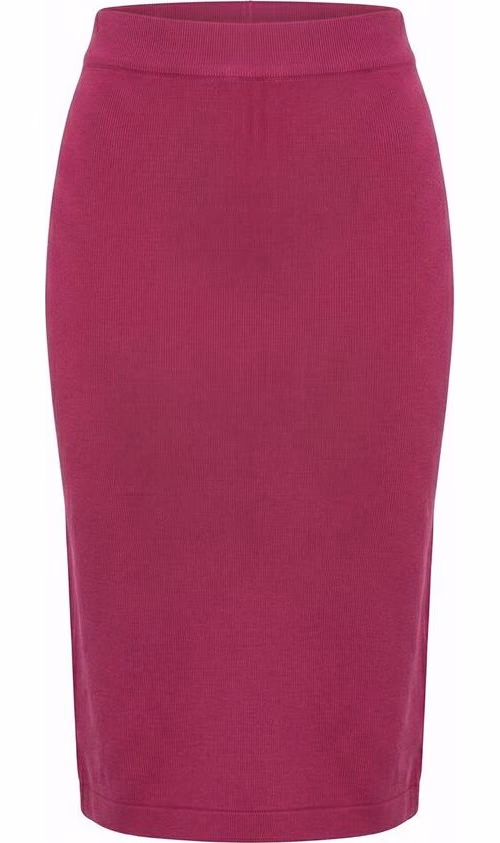 Malo Purple Cotton Women Skirt